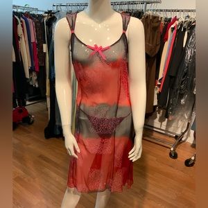 COPY - COPY - Sheer silk chiffon dress